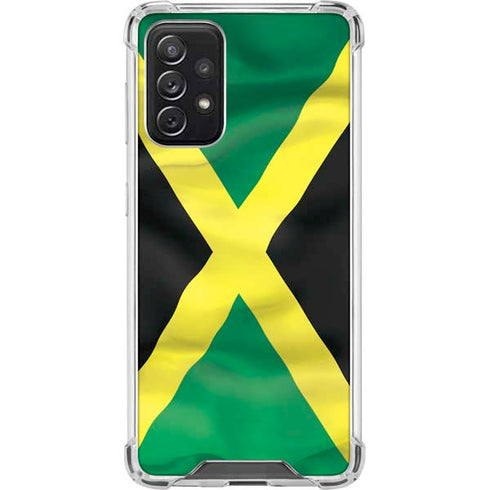 Jamaica Flag Galaxy A72 5G Clear Case
